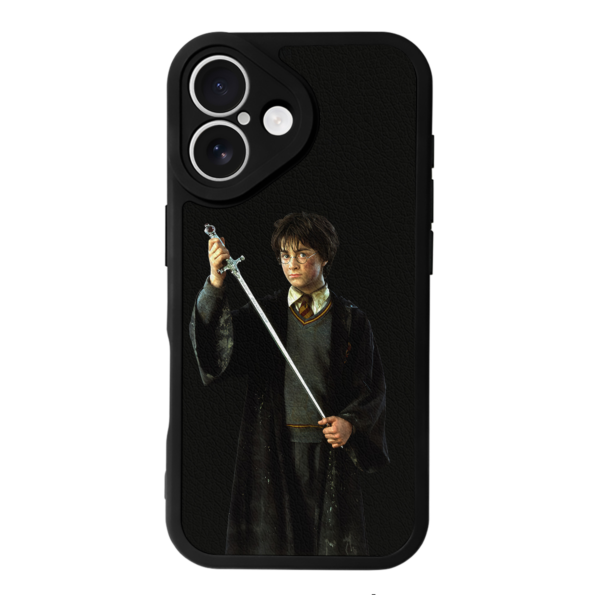 （画像用） Harry Potter ハリー・ポッターシリーズ 【iPhone 16シリーズ対応】シリコンスマホケース（レザー調） 材質：シリコン